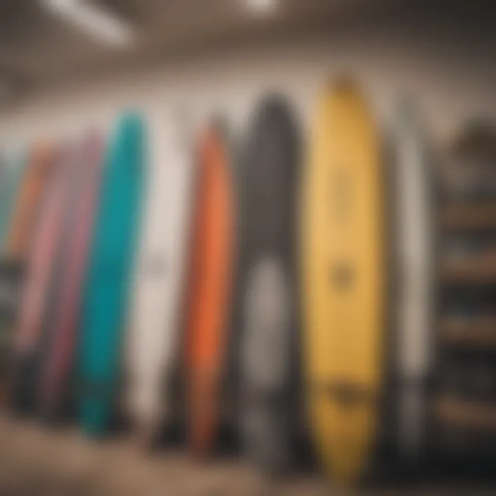 Kitesurf Boards Variety at Miami Store