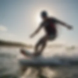 Kitesurfing at Banaba River