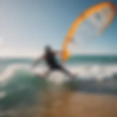 Kitesurfing Equipment Return Procedure Illustration