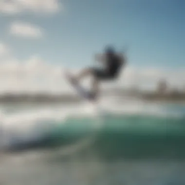 A vibrant kitesurfing scene at West Palm Beach