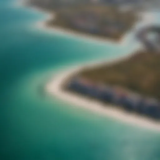 Aerial view of Langebaan Lagoon