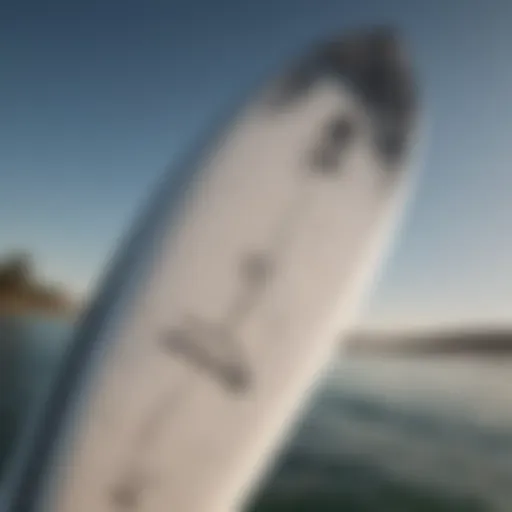 Close-up of Litewave kiteboard showcasing its sleek design