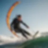 Dynamic Wind Patterns in Kitesurfing