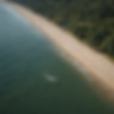 Majestic coastline view of Willoughby Spit