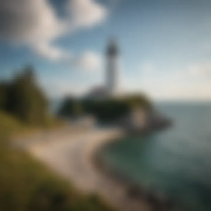 Majestic Mackinac Island lighthouse