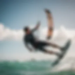 Dynamic Kitesurfing Maneuver