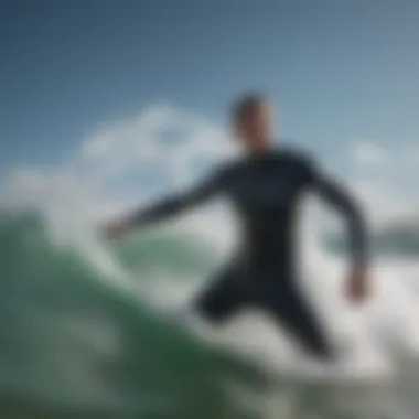 Innovative Wetsuit Material Embracing Waves