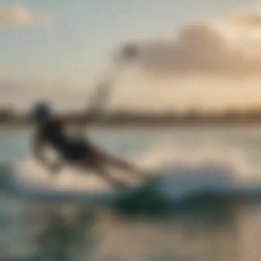 Naish kite boards in action during a kitesurfing session