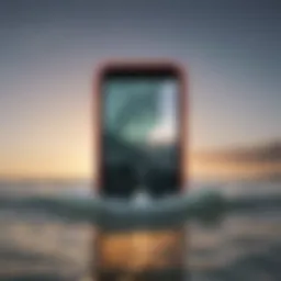 Illustration of National Data Buoy Center app interface
