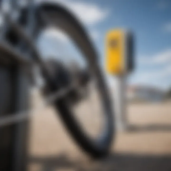 Pedego Latch Charging at Modern Charging Station