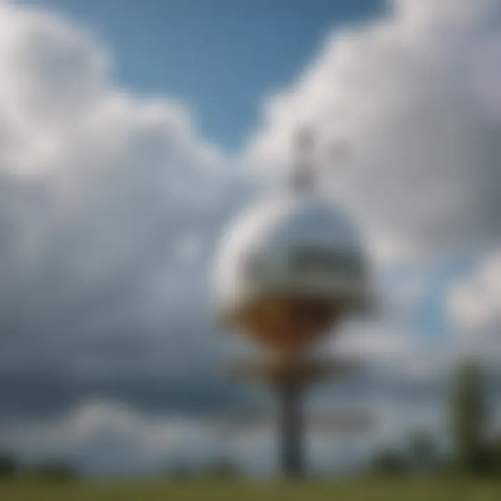 Close-up of radar system technology in Brainerd