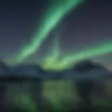 Majestic Aurora Borealis dancing across the sky