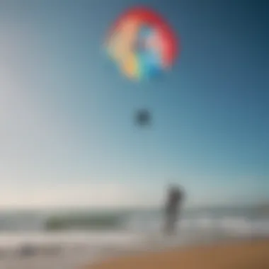 Expert rider performing a trick with a Reedin Kite, illustrating its performance capabilities.