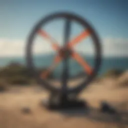 Essential tools for kite repair displayed neatly