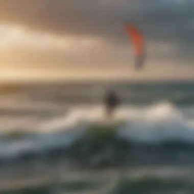 Riders Mastering Core Kites on the Waves