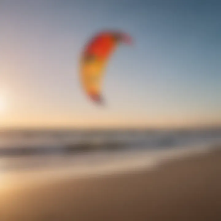 Vibrant kites soaring over the beach at Sandbridge