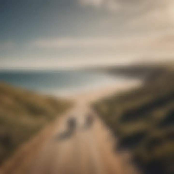 Cyclists enjoying the scenic coastal route by Boundry Bay