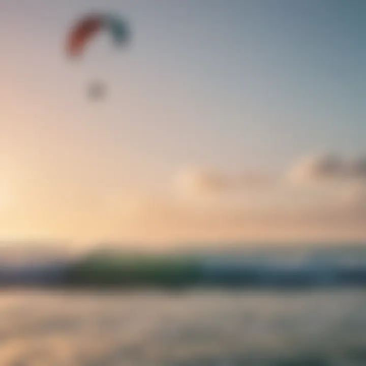 Serene Kitesurfing Setting