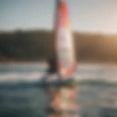 Serene Windsurfing Morning Scene