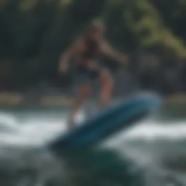 Sleek Electric-Powered Wake Foil Board