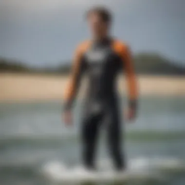 Sleek and modern kiteboarding wetsuit design