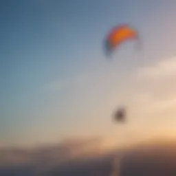 Colorful Slingshot kites soaring in the sky