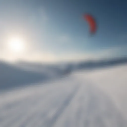 Snow Kiteboarding Adventure