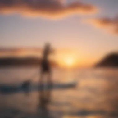 Sunset Stand-Up Paddleboarding