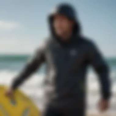 Specialized features of a surf parka