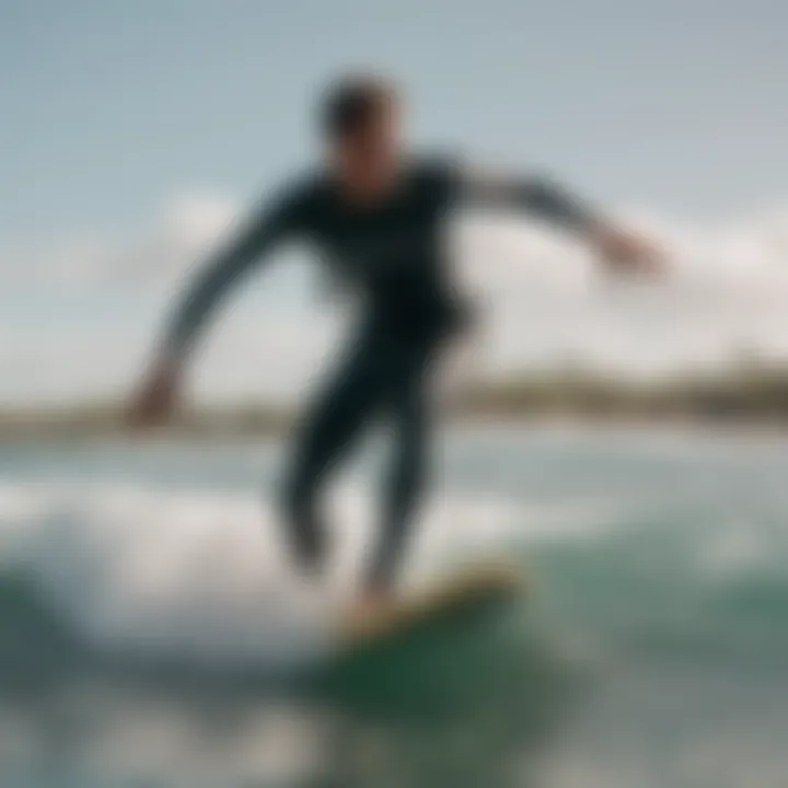 Local surfer showcasing skills at Cabarete Bay