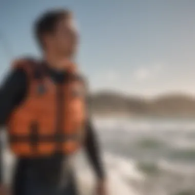 Advanced Design of Impact Vests for Kiteboarding An advanced impact vest designed for kiteboarding enthusiasts