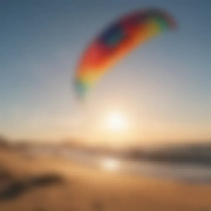 A vibrant display of large kites soaring in the sky