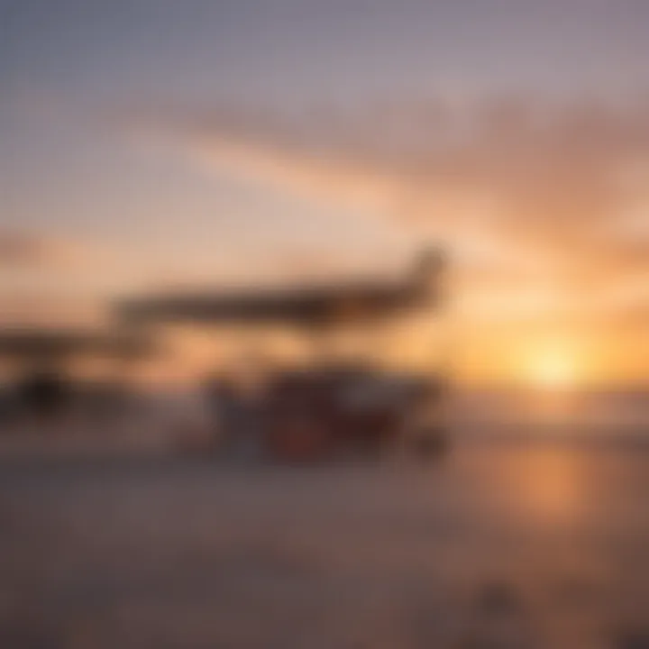 Sunset ambiance at Treasure Coast Airport