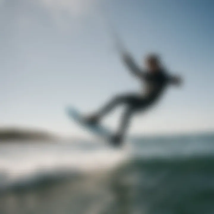 Kiteboarder showcasing advanced backroll technique with precision