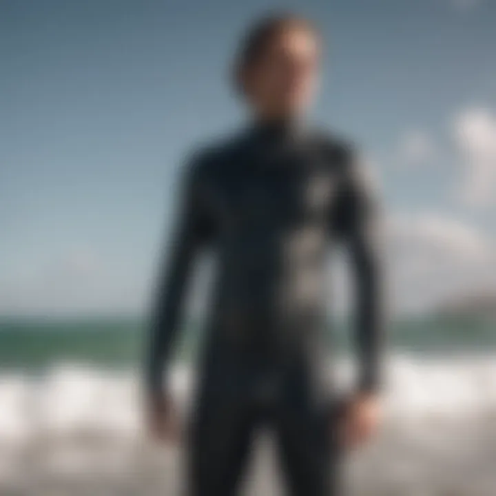 Wetsuit fit exemplifying snug and comfortable performance