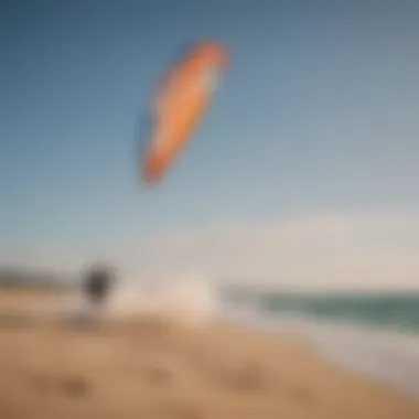 A dynamic kite in action, demonstrating speed and agility