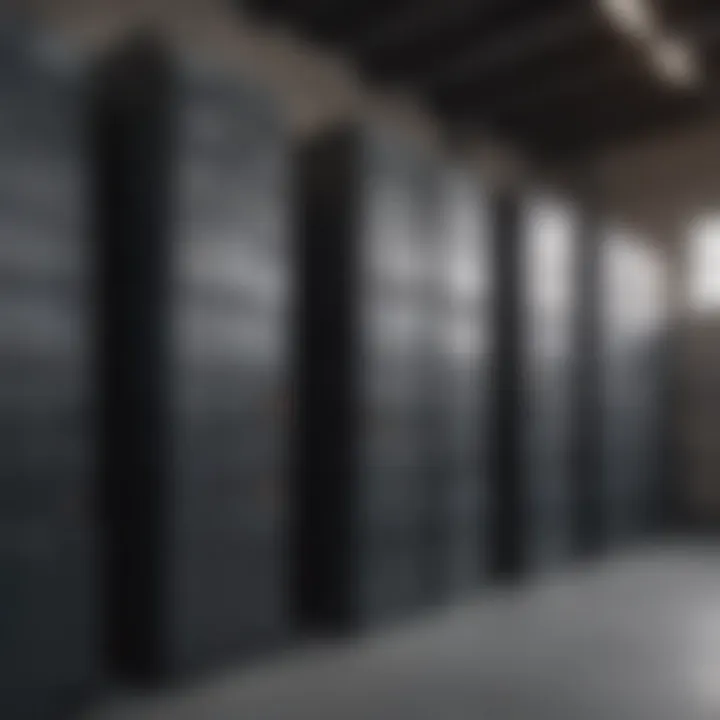 Different types of battery storage bins suited for various applications
