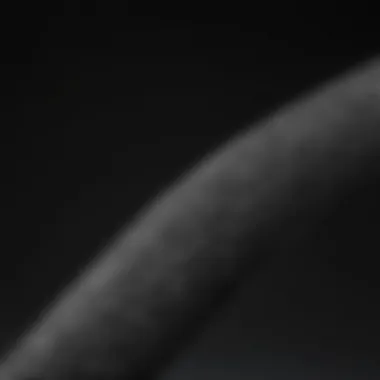 Strength and Flexibility of Carbon High Modulus Fiber Close-up of carbon high modulus fiber demonstrating strength and flexibility