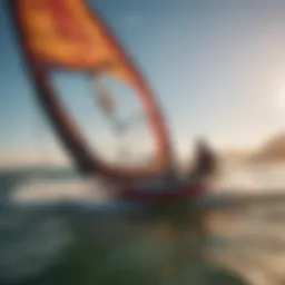 Diverse kitesurfing equipment showcasing various materials and designs