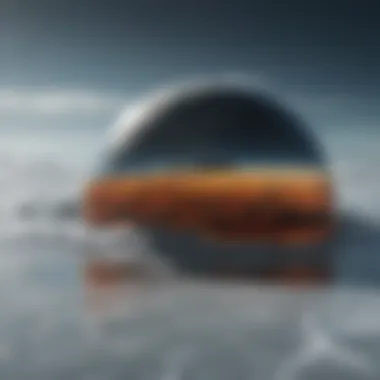 Potential Oceanic Activity Under Icy Surfaces An illustration of potential oceanic activity beneath the surface of a Jovian moon.