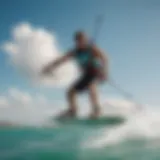 Kiteboarding on Crystal Clear Waters