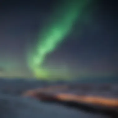 Vibrant Aurora Borealis Over Icelandic Sky