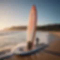 Sleek design of the Waydoo surfboard showcasing its advanced features