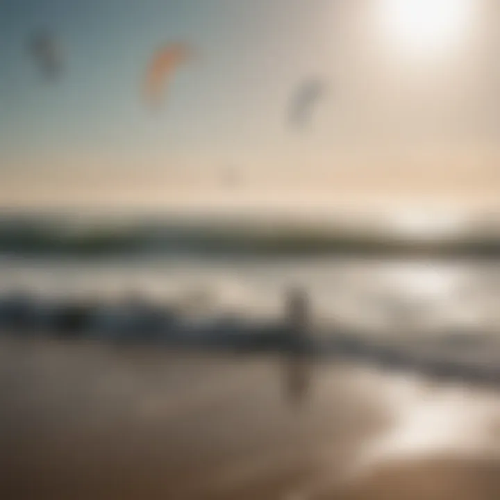 Wind Patterns Over Los Angeles Beach