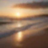 Stunning view of Witsands beach at sunset